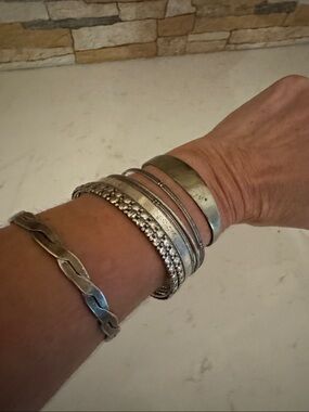 Silver Bracelet Set